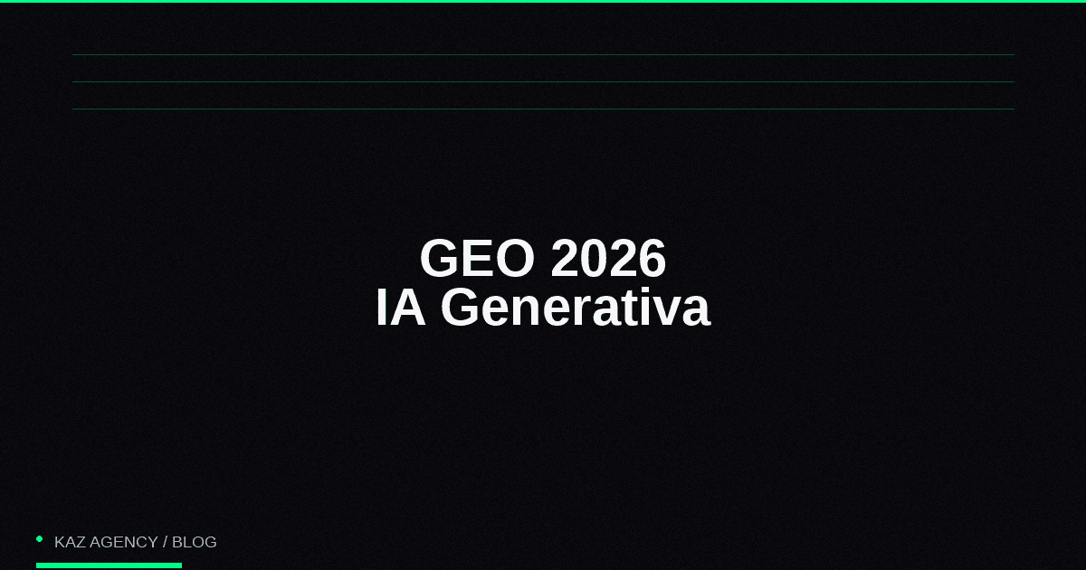 Imagem de capa do artigo: GEO 2026: How to Be Cited by ChatGPT, Gemini, and AI Overviews in Politics Imagem de capa do artigo: GEO 2026: How to Be Cited by ChatGPT, Gemini, and AI Overviews in Politics