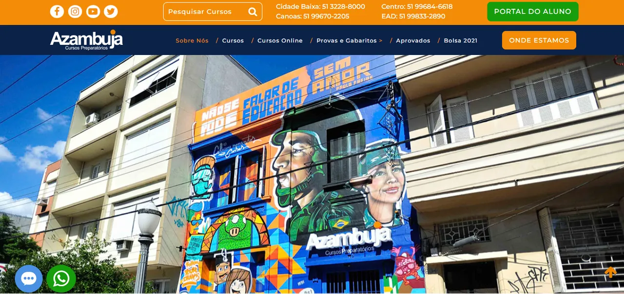 Case Cursos Azambuja - Agência Kaizen Case Cursos Azambuja