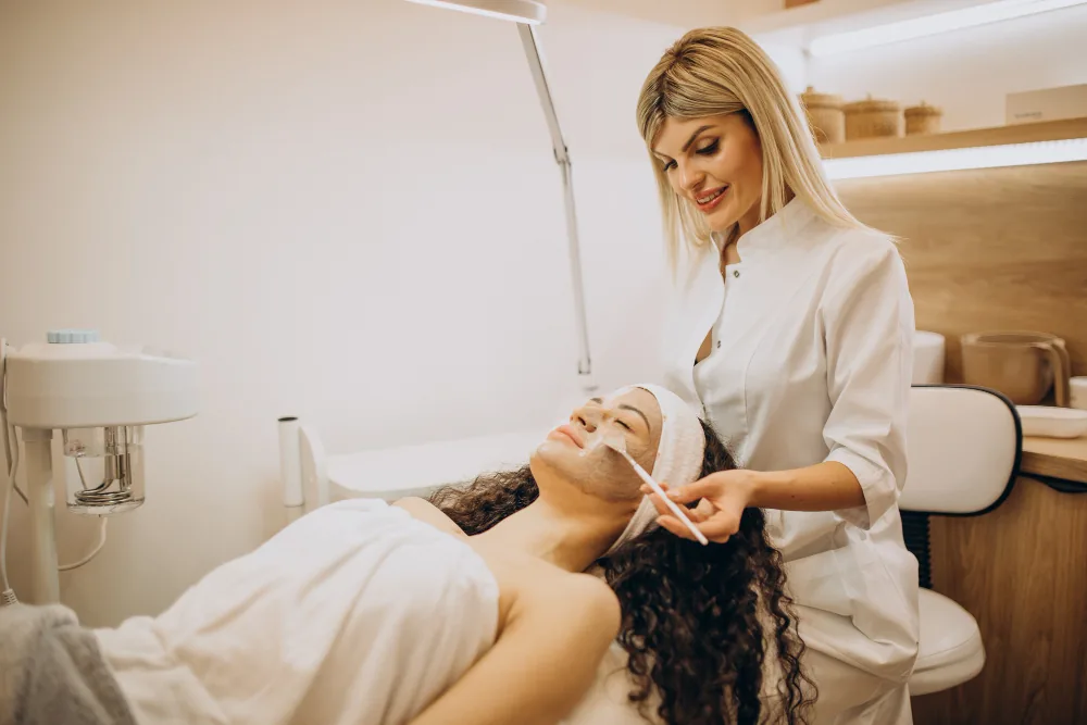 peeling de diamante clínica estética