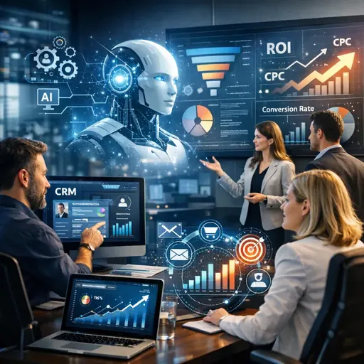 Imagem de capa do artigo: How to Integrate AI, CRM, and Marketing in a Performance-Oriented Operation