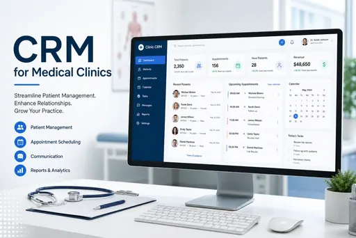 Imagem de capa do artigo: CRM for Clinics: Complete Guide to Organizing Patients and Appointments