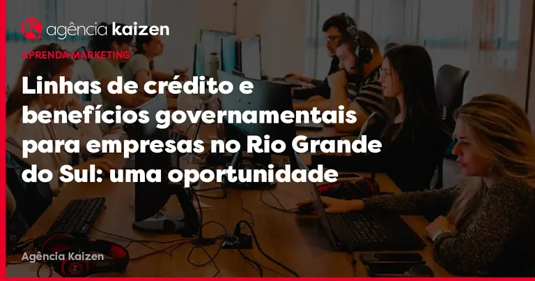 Cover image: Credit Lines and Government Benefits for Businesses in Rio Grande do Sul: An Opportunity for Post-Flood Reconstruction