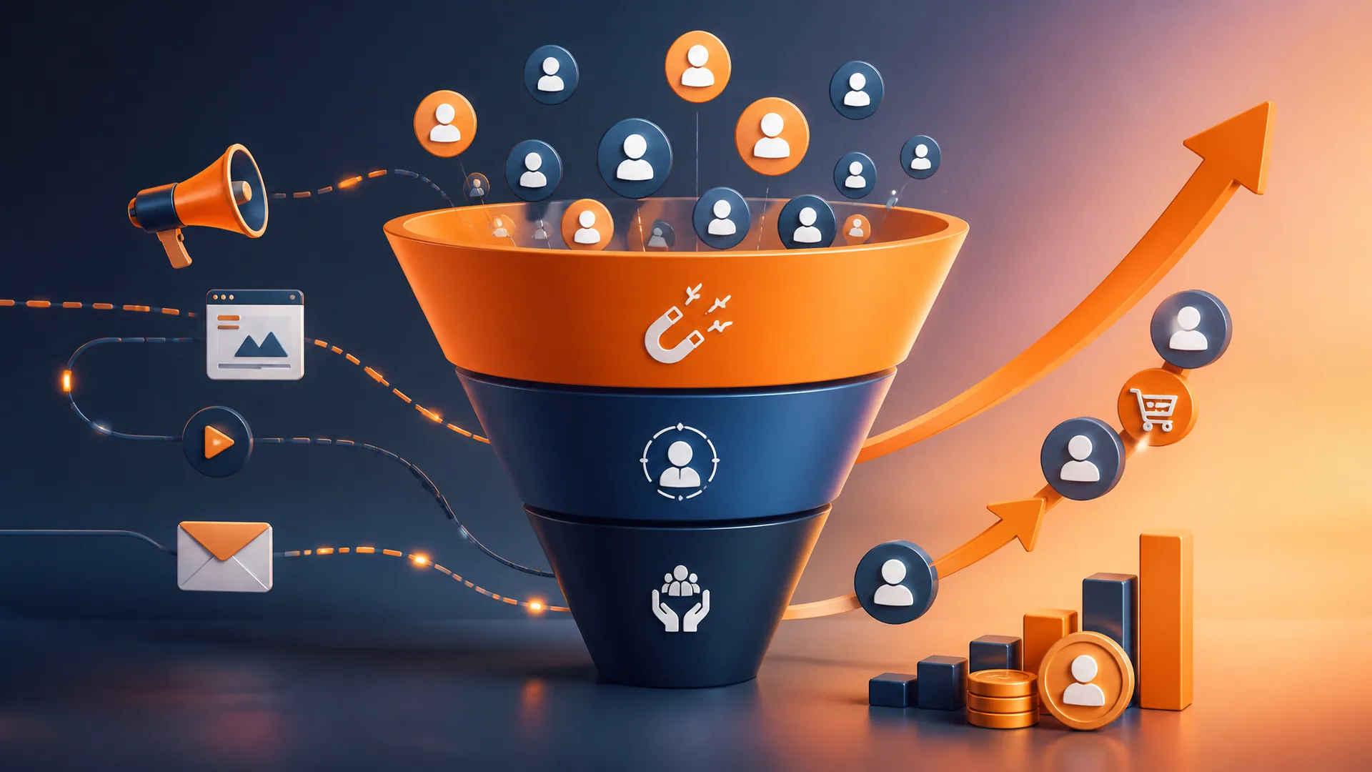 Imagem de capa do artigo: Sales Funnel in Digital Marketing: How to Structure from Scratch and Scale