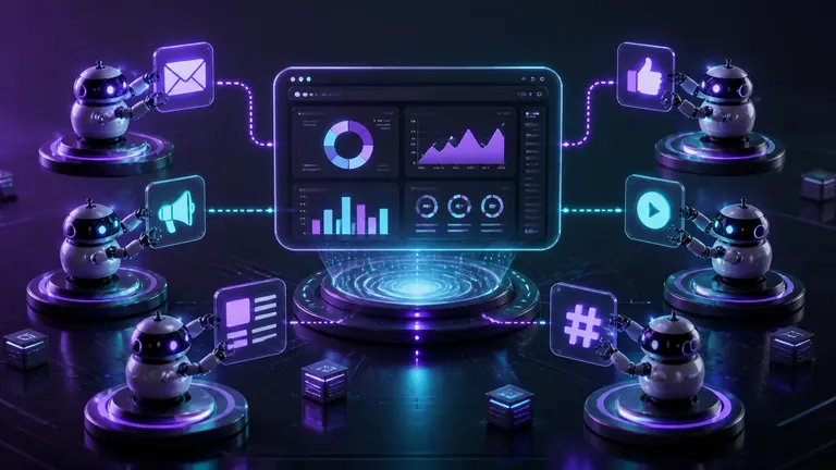 Marketing Automation with AI Autonomous Agents in 2026 Cover image: Marketing Automation with AI Autonomous Agents in 2026