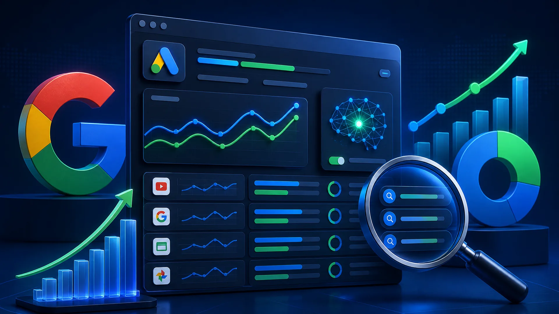 Imagem de capa do artigo: Google Ads 2026: Performance Max, Smart Bidding, and Maximum ROI