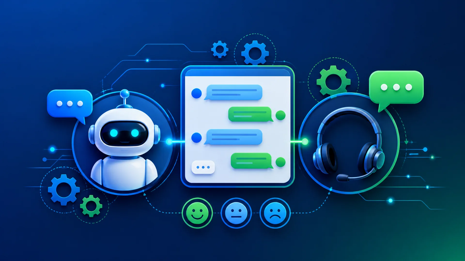 Imagem de capa do artigo: Hybrid Service AI + Human: The Customer Experience Standard in 2026 Imagem de capa do artigo: Hybrid Service AI + Human: The Customer Experience Standard in 2026